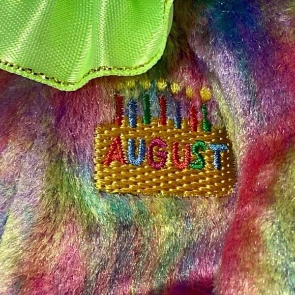 Ty Beanie Babies Birthday Bears July & August 2001 Birthstone Noses Retired EUC - Picture 14 of 16